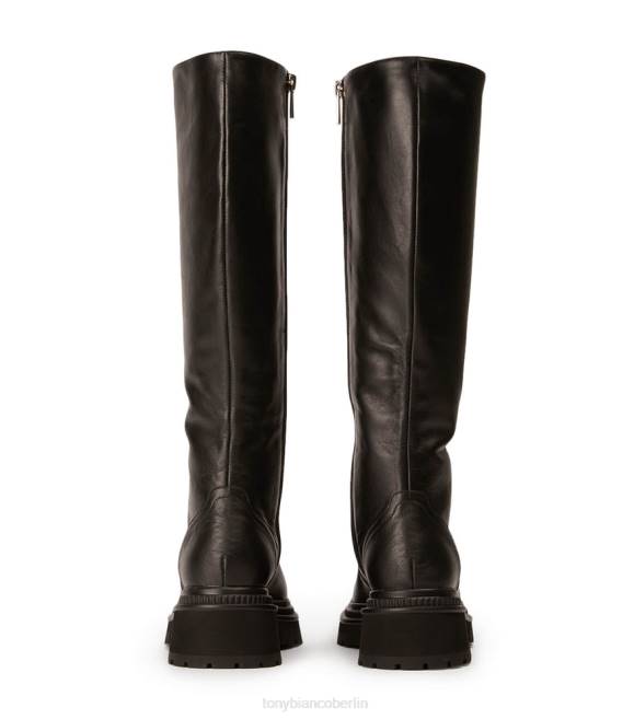 kniehohe Stiefel| de Tony Bianco Frauen Hitch-Kalbsstiefel schwarzes Venedig 4624433